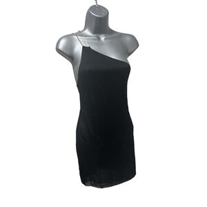 NWT Gauge81 Sefrou one shoulder chain knitted mini dress XS retails $440